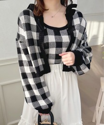 チェックニットアンサンブル【ZOZOTOWN限定アイテム】