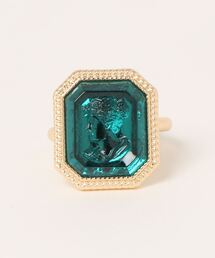 欧州航路 | 【欧州航路】ドイツ製カメオガラススクエアリング(リング)