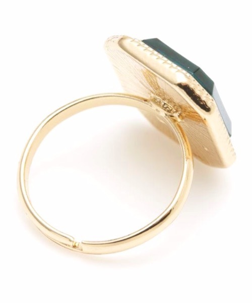 欧州航路（オウシュウコウロ）の「【欧州航路】ドイツ製カメオガラススクエアリング（リング・レディース・その他1/その他2・FREE）」の5枚目の写真