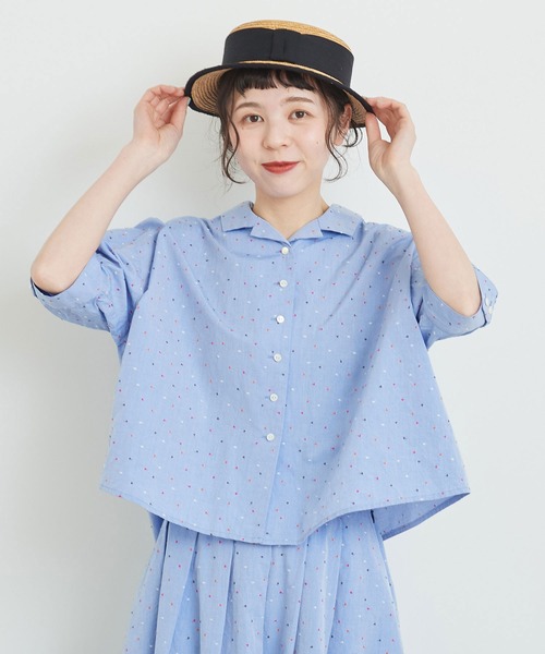 l'atelier du savon（アトリエドサボン）の「あっちこっちドット刺繍
