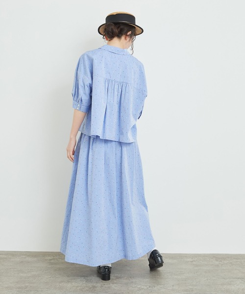 l'atelier du savon つぶつぶドット コットンブラウス 72946723b_8_d_215.jpg