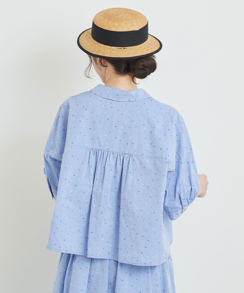 l'atelier du savon（アトリエドサボン）の「あっちこっちドット刺繍
