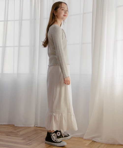 flower（フラワー）の「ハートリブトップ（Tシャツ/カットソー・レディース・グレー/イエロー/ピンク・FREE）」の14枚目の写真