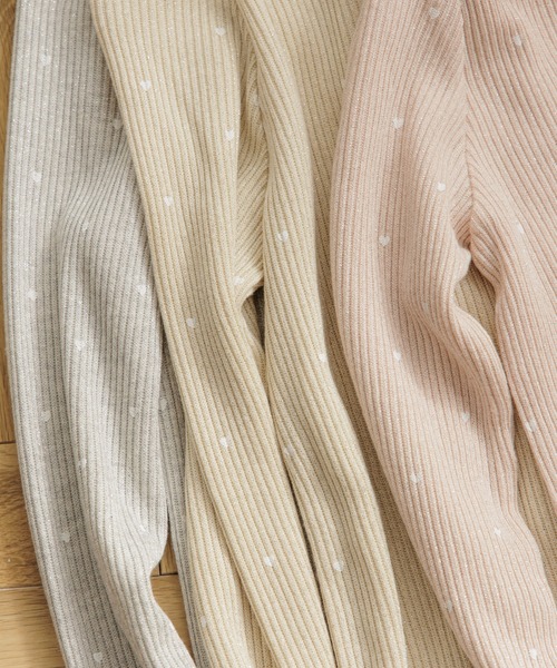 flower（フラワー）の「ハートリブトップ（Tシャツ/カットソー・レディース・グレー/イエロー/ピンク・FREE）」の12枚目の写真