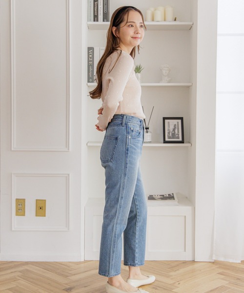 flower（フラワー）の「ハートリブトップ（Tシャツ/カットソー・レディース・グレー/イエロー/ピンク・FREE）」の20枚目の写真