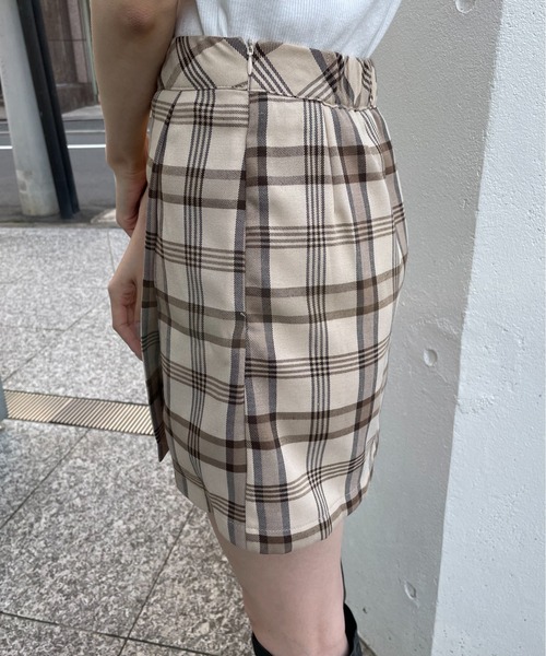 one way(ワンウェイ)の「ミニ丈スカパン(スカート・レディース・ライトブラウン/ブラック・FREE)」の14枚目の写真