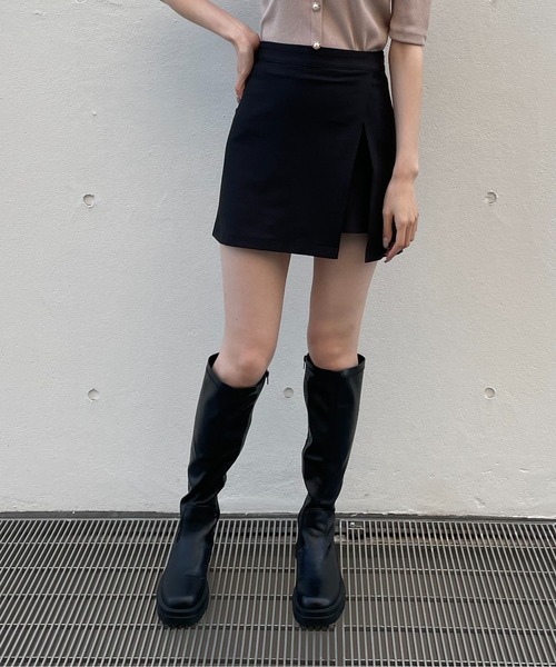 one way(ワンウェイ)の「ミニ丈スカパン(スカート・レディース・ライトブラウン/ブラック・FREE)」の17枚目の写真