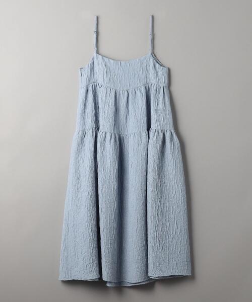 BEAUTY&YOUTH UNITED ARROWS(ビューティーアンドユースユナイテッドアローズ)の「ブークレ キャミソール ワンピース -ウォッシャブル-(ワンピース・レディース・ライトブルー/ブラック/ナチュラル・S/M)」の21枚目の写真