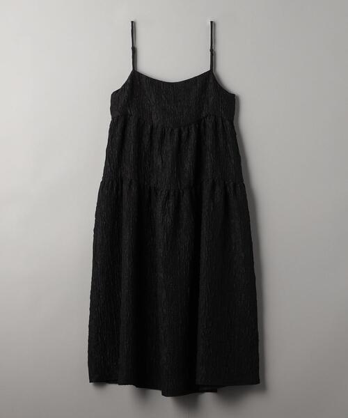 BEAUTY&YOUTH UNITED ARROWS(ビューティーアンドユースユナイテッドアローズ)の「ブークレ キャミソール ワンピース -ウォッシャブル-(ワンピース・レディース・ライトブルー/ブラック/ナチュラル・S/M)」の12枚目の写真