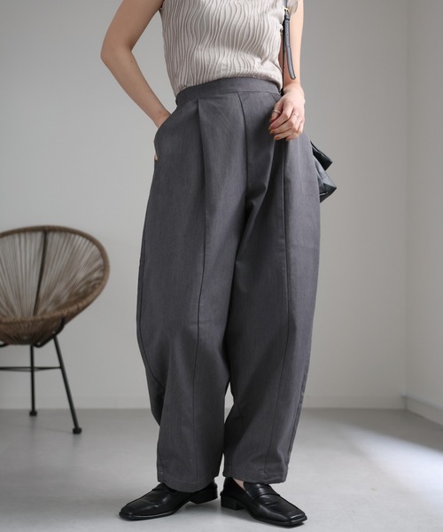 セール】カーブボリュームパンツ / バレルレッグパンツ（その他パンツ