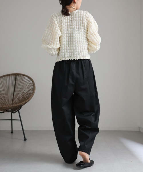 ap retro(アプレトロ)の「カーブボリュームパンツ / バレルレッグパンツ(その他パンツ・レディース・ブラック/アイボリー/グレー/ベージュ・FREE)」の21枚目の写真