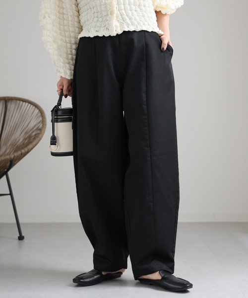 ap retro(アプレトロ)の「カーブボリュームパンツ / バレルレッグパンツ(その他パンツ・レディース・ブラック/アイボリー/グレー/ベージュ・FREE)」の15枚目の写真