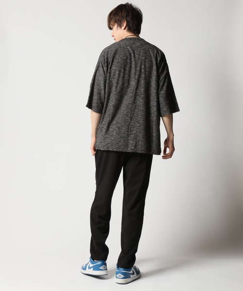 ARCADE（アーケード）の「3点セット / 五分袖カーディガン×半袖プリントTシャツ×リングネックレス LOCK HEAVEN（カーディガン/ボレロ・メンズ・ホワイト/ネイビー/ブラック・L/M）」の13枚目の写真