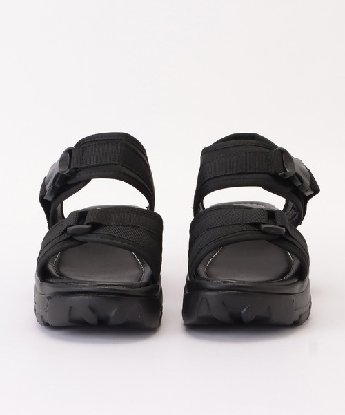 【未使用】que shoes＊サンダル(黒×黒ソール) 楽天市場】que shoes（サンダル｜レディース靴）：靴の通販