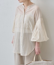 BEARDSLEY | 《LIVETART》ソデボリュームシアーシャツ(シャツ/ブラウス)