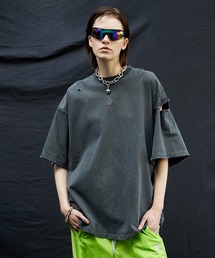 PRANK PROJECT | ダメージピグメントTシャツ / Damage Pigment T-Shirt(Tシャツ/カットソー)
