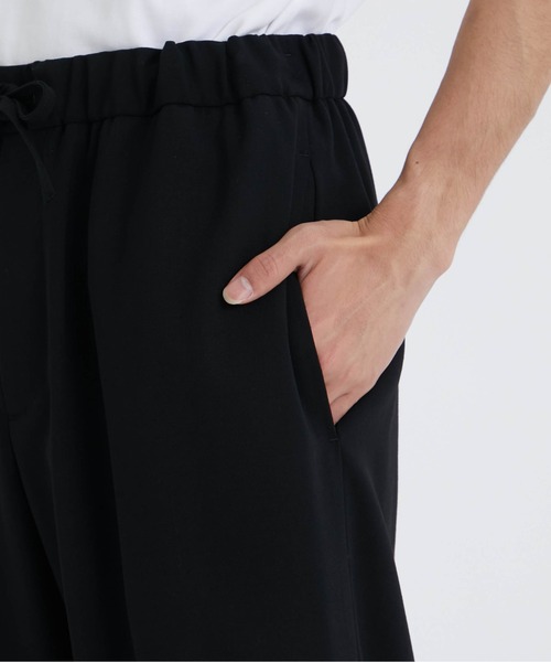 ATON（エイトン）の「【ATON / エイトン】WOOL OXFORD TAPERED EASY PANTS（スラックス・メンズ・ブラック/ネイビー・4/6）」の13枚目の写真