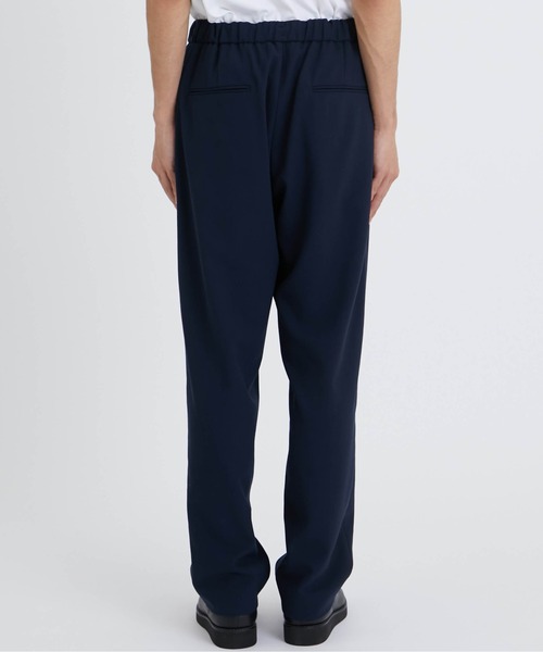 ATON（エイトン）の「【ATON / エイトン】WOOL OXFORD TAPERED EASY PANTS（スラックス・メンズ・ブラック/ネイビー・4/6）」の18枚目の写真