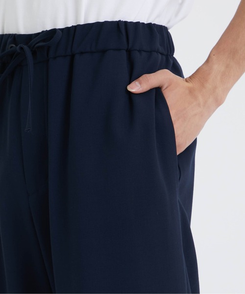 ATON（エイトン）の「【ATON / エイトン】WOOL OXFORD TAPERED EASY PANTS（スラックス・メンズ・ブラック/ネイビー・4/6）」の14枚目の写真
