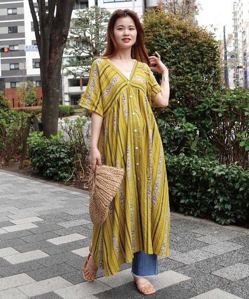 送料無料美品 KEITH Burleigh キース 花柄 ワンピース サイズ48 送料無料美品 KEITH Burleigh キース 花柄 ワンピース サイズ48