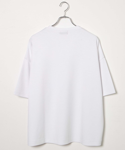 LUCY（ルーシー）の「LUCY/トロミミニマルロゴドルマンT（Tシャツ/カットソー・メンズ・ホワイト/ブラック/ライトベージュ/パープル・MEDIUM/LARGE）」の10枚目の写真