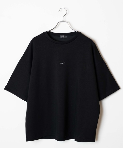 LUCY（ルーシー）の「LUCY/トロミミニマルロゴドルマンT（Tシャツ/カットソー・メンズ・ホワイト/ブラック/ライトベージュ/パープル・MEDIUM/LARGE）」の8枚目の写真