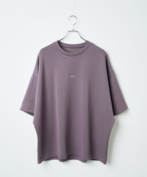 LUCY（ルーシー）の「LUCY/トロミミニマルロゴドルマンT（Tシャツ/カットソー・メンズ・ホワイト/ブラック/ライトベージュ/パープル・MEDIUM/LARGE）」の19枚目の写真