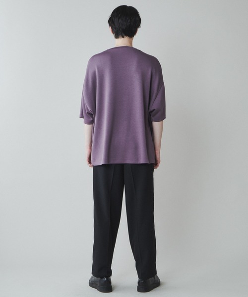 LUCY（ルーシー）の「LUCY/トロミミニマルロゴドルマンT（Tシャツ/カットソー・メンズ・ホワイト/ブラック/ライトベージュ/パープル・MEDIUM/LARGE）」の21枚目の写真