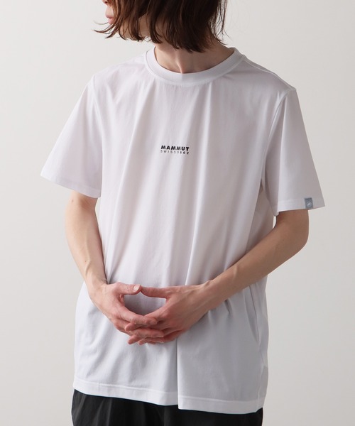 Mammut(マムート)の「MAMMUT/マムート QD Logo Print T-Shirt AF Men Tシャツ ロゴ 半袖(Tシャツ/カットソー・メンズ・ブラック系1/ブラック系3/ホワイト系3/ブラック系2/ホワイト系1/ホワイト系2/ブラック系4/ブルー/ホワイト系4・M/XL/L)」の2枚目の写真