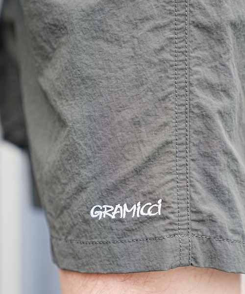 Gramicci（グラミチ）の「【ムラサキスポーツ別注】GRAMICCI/グラミチ パッカブルショーツ 無地ナイロンショーツ/ハーフパンツ 水陸両用/セットアップ対応 GMP3-S2137（その他パンツ・メンズ・ブラック系その他/ブラック/イエロー/グレー・M/XL/L）」の15枚目の写真