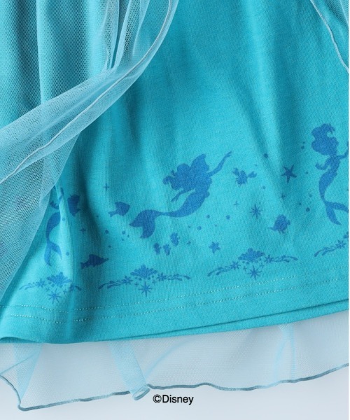 Right-on（ライトオン）の「【DISNEY】アリエルドレス（ワンピース・キッズ・ライム/パープル・105/120/130/140）」の14枚目の写真