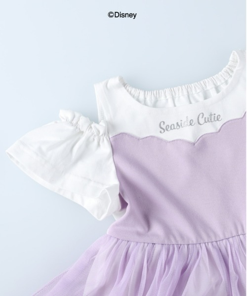 Right-on（ライトオン）の「【DISNEY】アリエルドレス（ワンピース・キッズ・ライム/パープル・105/120/130/140）」の17枚目の写真