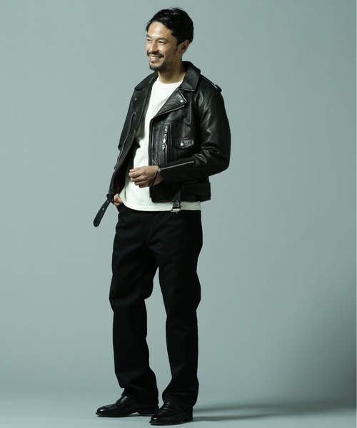schott（ショット）の「Schott/ショット/528US COW NEW NAKED D-POCKET