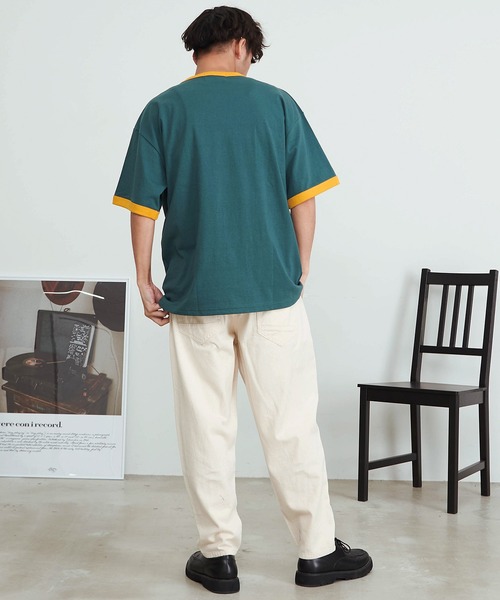 SILVER BULLET(シルバーバレット)の「『BEVERLY HILLS POLO CLUB/ビバリーヒルズポロクラブ』天竺刺繍半袖Tシャツ(Tシャツ/カットソー・メンズ・ホワイト/グリーン/ブラック/ホワイト×ブルー/スミクロ/ホワイト×グリーン/ネイビー/マスタード・L/XL/M)」の11枚目の写真