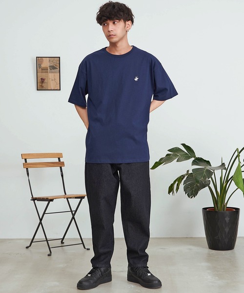 SILVER BULLET(シルバーバレット)の「『BEVERLY HILLS POLO CLUB/ビバリーヒルズポロクラブ』天竺刺繍半袖Tシャツ(Tシャツ/カットソー・メンズ・ホワイト/グリーン/ブラック/ホワイト×ブルー/スミクロ/ホワイト×グリーン/ネイビー/マスタード・L/XL/M)」の16枚目の写真