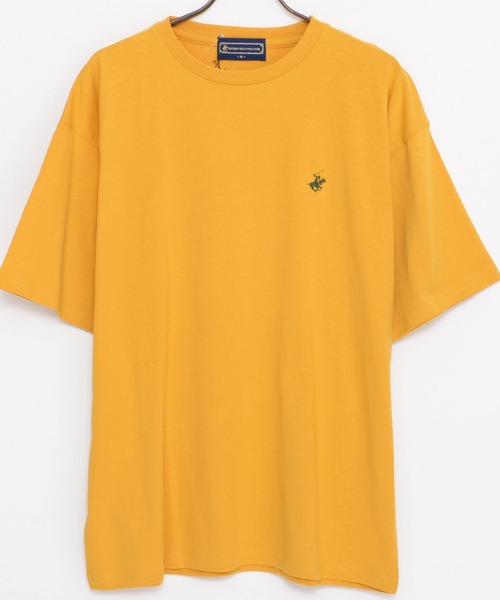SILVER BULLET(シルバーバレット)の「『BEVERLY HILLS POLO CLUB/ビバリーヒルズポロクラブ』天竺刺繍半袖Tシャツ(Tシャツ/カットソー・メンズ・ホワイト/グリーン/ブラック/ホワイト×ブルー/スミクロ/ホワイト×グリーン/ネイビー/マスタード・L/XL/M)」の13枚目の写真