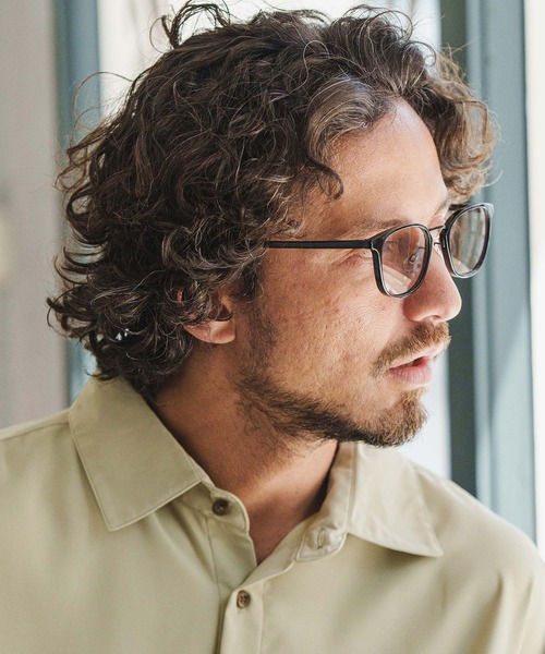 CAMBIO(カンビオ)の「mko11230-Thin Rim Wellington Type Sunglasses サングラス(サングラス・メンズ・スモーク/ブラック×ブルー/ブラック×グレー/ブラウン系その他・FREE)」の5枚目の写真