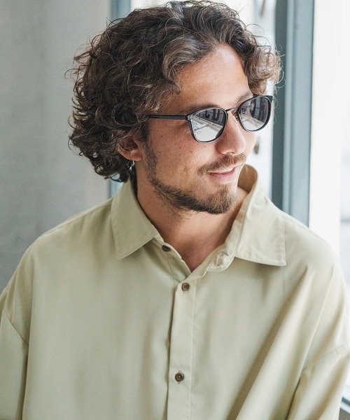 CAMBIO(カンビオ)の「mko11230-Thin Rim Wellington Type Sunglasses サングラス(サングラス・メンズ・スモーク/ブラック×ブルー/ブラック×グレー/ブラウン系その他・FREE)」の15枚目の写真