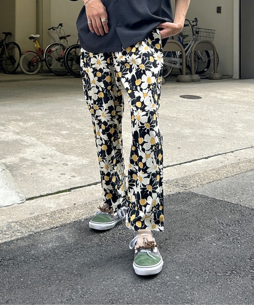 CPCM（シーピーシーエム）の「綿麻総柄イージーパンツ（その他パンツ・メンズ・ネイビー/ベージュ/ホワイト/ブラウン・FREE）」の10枚目の写真