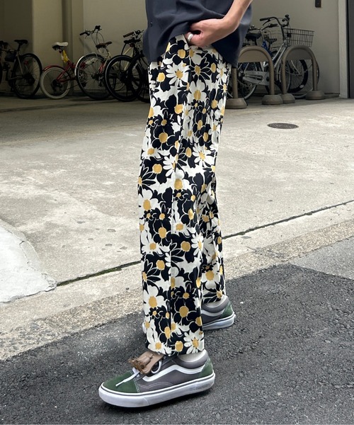 CPCM（シーピーシーエム）の「綿麻総柄イージーパンツ（その他パンツ・メンズ・ネイビー/ベージュ/ホワイト/ブラウン・FREE）」の20枚目の写真