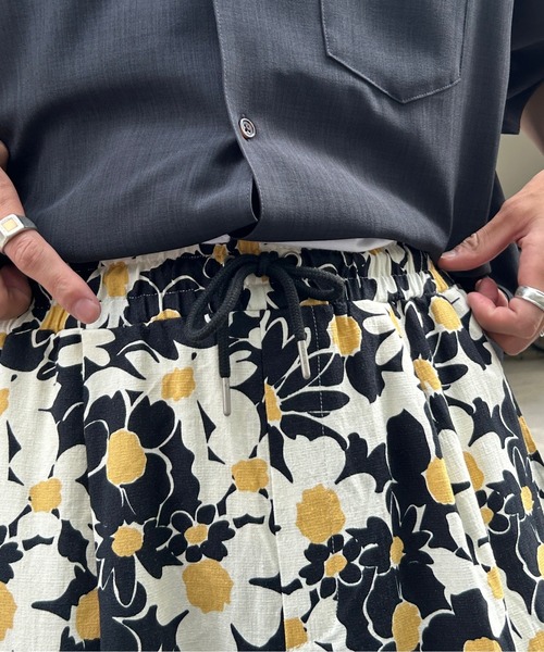 CPCM（シーピーシーエム）の「綿麻総柄イージーパンツ（その他パンツ・メンズ・ネイビー/ベージュ/ホワイト/ブラウン・FREE）」の16枚目の写真