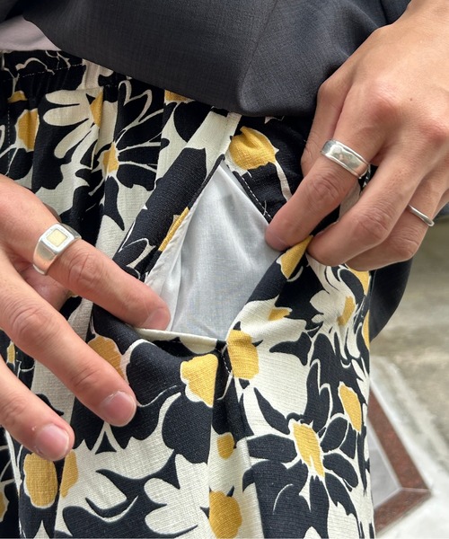 CPCM（シーピーシーエム）の「綿麻総柄イージーパンツ（その他パンツ・メンズ・ネイビー/ベージュ/ホワイト/ブラウン・FREE）」の18枚目の写真