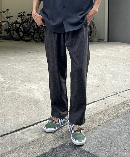 CPCM（シーピーシーエム）の「綿麻総柄イージーパンツ（その他パンツ・メンズ・ネイビー/ベージュ/ホワイト/ブラウン・FREE）」の14枚目の写真