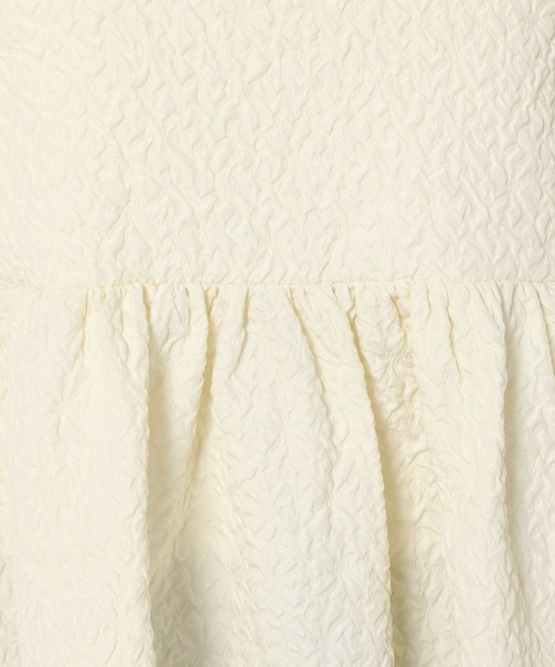 mysty woman(ミスティウーマン)の「フラワージャカードキャミチュニック 905313(キャミソール・レディース・ライトベージュ/オフホワイト/ブラック・FREE)」の15枚目の写真