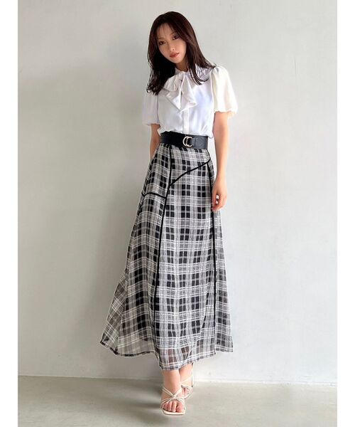 RESEXXY(リゼクシー)の「プリーツスリーブブラウス(シャツ/ブラウス・レディース・ブラック/ホワイト/ピンク・FREE)」の15枚目の写真