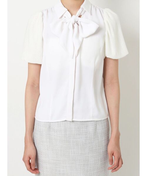 RESEXXY(リゼクシー)の「プリーツスリーブブラウス(シャツ/ブラウス・レディース・ブラック/ホワイト/ピンク・FREE)」の18枚目の写真