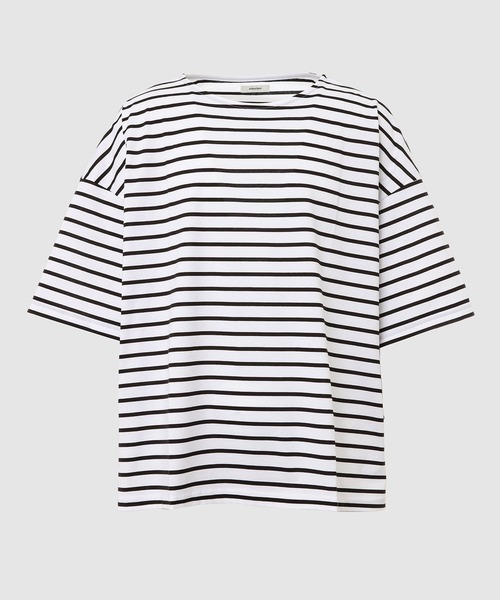 WhoWhat(フーワット)の「5X CUT-SEW <SHORT SLEEVE>(Tシャツ/カットソー・メンズ・ホワイト×ブルー/ブラック×ホワイト/ブラック/ホワイト/ホワイト×ブラック・FREE)」の3枚目の写真
