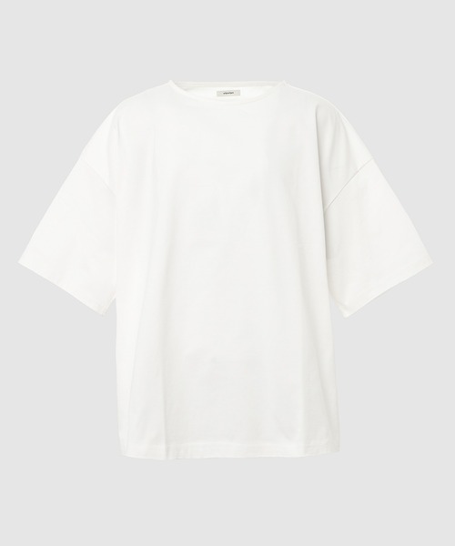 WhoWhat(フーワット)の「5X CUT-SEW <SHORT SLEEVE>(Tシャツ/カットソー・メンズ・ホワイト×ブルー/ブラック×ホワイト/ブラック/ホワイト/ホワイト×ブラック・FREE)」の2枚目の写真
