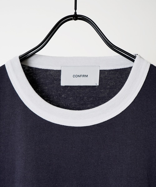 Confirm(コンファーム)の「フロントプリント ビッグシルエット半袖リンガーTシャツ カットソー ユニセックス 20(Tシャツ/カットソー・メンズ・ホワイト/ホワイト系その他/ホワイト系その他2/チャコールグレー/アイボリー/グレー系その他・M/L)」の12枚目の写真
