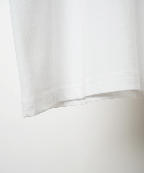 Confirm(コンファーム)の「フロントプリント ビッグシルエット半袖リンガーTシャツ カットソー ユニセックス 20(Tシャツ/カットソー・メンズ・ホワイト/ホワイト系その他/ホワイト系その他2/チャコールグレー/アイボリー/グレー系その他・M/L)」の9枚目の写真